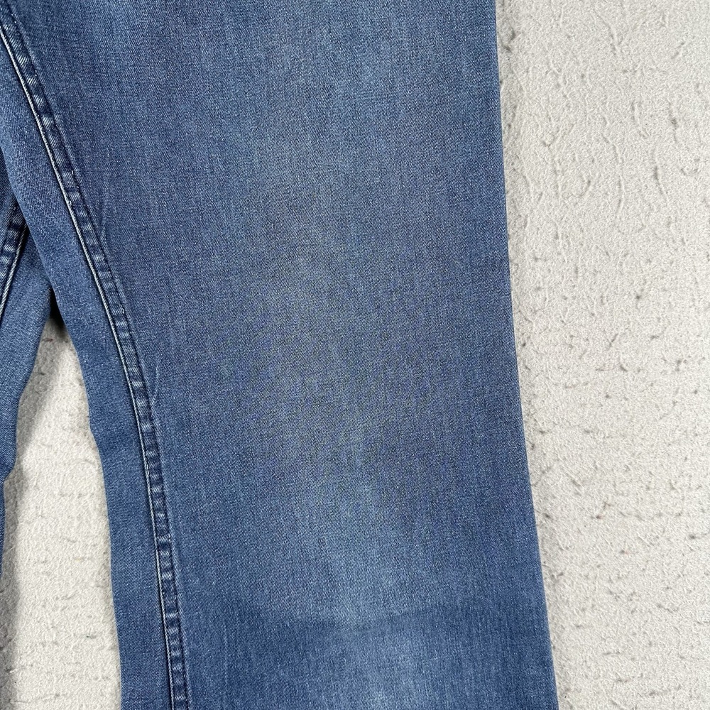 Vintage US Navy Trousers Mens 32x33 Flared Denim Type 1 Utility Pants Stencil - Picture 2 of 16